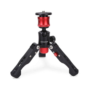 IFOOTAGE Portable Tabletop Mini Tripod Mount with 360° Degree Rotatable Ball-Head,Quick Release Platform