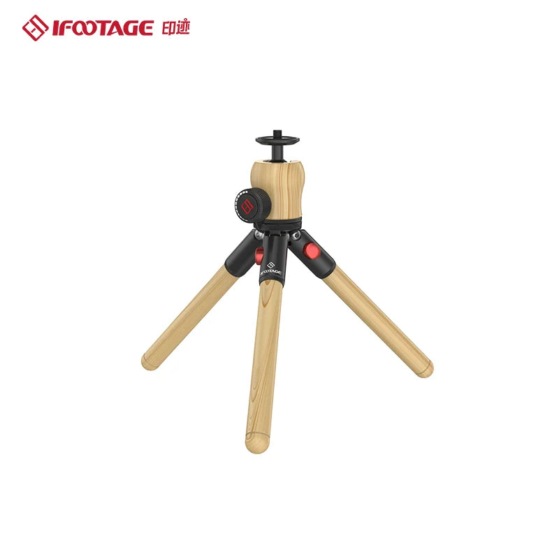 IFOOTAGE Timberpod Mini Tripod, Small Camera Tripod with 1/4" Screw, Professional Tabletop Tripod for DSLR Camera