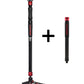 IFOOTAGE Video Monopod Professional 71" Aluminum Telescopic Monopods with Folding Three Feet Support Base