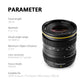 Kamlan 28mm F1.4 Wide Angle APS-C Large Aperture MF Lens For Canon M Mount Sony E Fuji X M43 Mirrorless Cameras