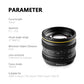 Kamlan 50mm F1.1 APS-C Large Aperture Manual Focus Lens for Canon EOS-M SONY E Fuji X M4/3 Monut