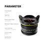 Kamlan 7.5mm F3.2 Large Aperture Wide Angle Fisheye Fixed Focus Mirrorless Camera Lens M43-mount For Olympus APS-C