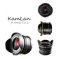 Kamlan 7.5mm F3.2 Large Aperture Wide Angle Fisheye Fixed Focus Mirrorless Camera Lens M43-mount For Olympus APS-C