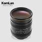 Kamlan 70mm F1.1 APS-C Large Aperture MF Lens For Canon EOS-M / Sony E / Fuji X / M43 Mount Mirrorless Cameras