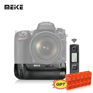 Meike MK-DR750 Multi-Power Battery Grip Pack With Wireless Remote Control For Nikon D750