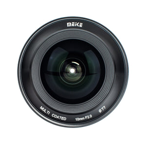 Meike 10mm F2.0 Aps-C Prime Manual Focus Wide Angle Lens for Sony E/Fuji X/Canon/Nikon Z Mount cameras