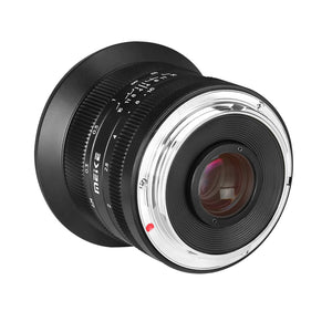 Meike 12mm F2.0 Aps-C Manual Focus Wide Angle Lens Compatible with Sony E/Fuji X/M43/Mount