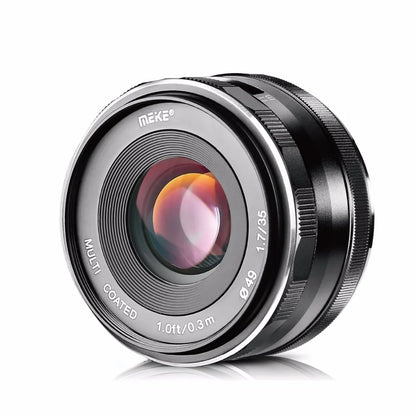 Meike 35mm f1.7  APS-C Large Aperture Manual Focus Lens For Fuji X/Sony E/Canon-EF-M/Olympus Micro 4/3