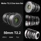 Meike 50mm T2.2 Large Aperture Manual Focus Prime Cine Lens for Olympus Panasonic M43 /Canon RF/Fuji X / Sony E Mount cameras