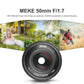 Meike 50mm f/1.7 Large Aperture Manual Focus Lens for Fuji X/Sony E/Sigma, Leica, Panasonic L /Nikon Z/M43 Cameras