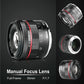 Meike 50mm f/1.7 Large Aperture Manual Focus Lens for Fuji X/Sony E/Sigma, Leica, Panasonic L /Nikon Z/M43 Cameras