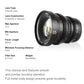 Meike 85mm T2.2 Large Aperture Manual Focus Prime 4K Cine Lens for Olympus Panasonic M43 /Canon RF/Fuji X mount/ Sony E cameras