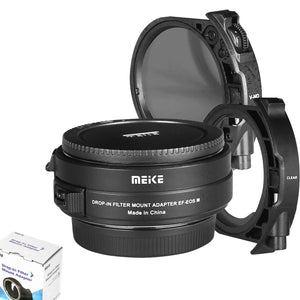 Meike MK-EFTM-C Drop-in Filter Mount Adapter EF to EOS-M with Variable ND Filter