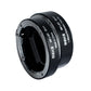 Meike MK-L-AF1 Metal AF Automatic Macro Extension Tube Adapter Ring Set for Panasonic Lumix Leica Sigma L-Mount Cameras