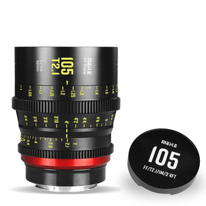 Meike Prime 105mm T2.1 Cine Lens for Full Frame Cinema Camera Systems