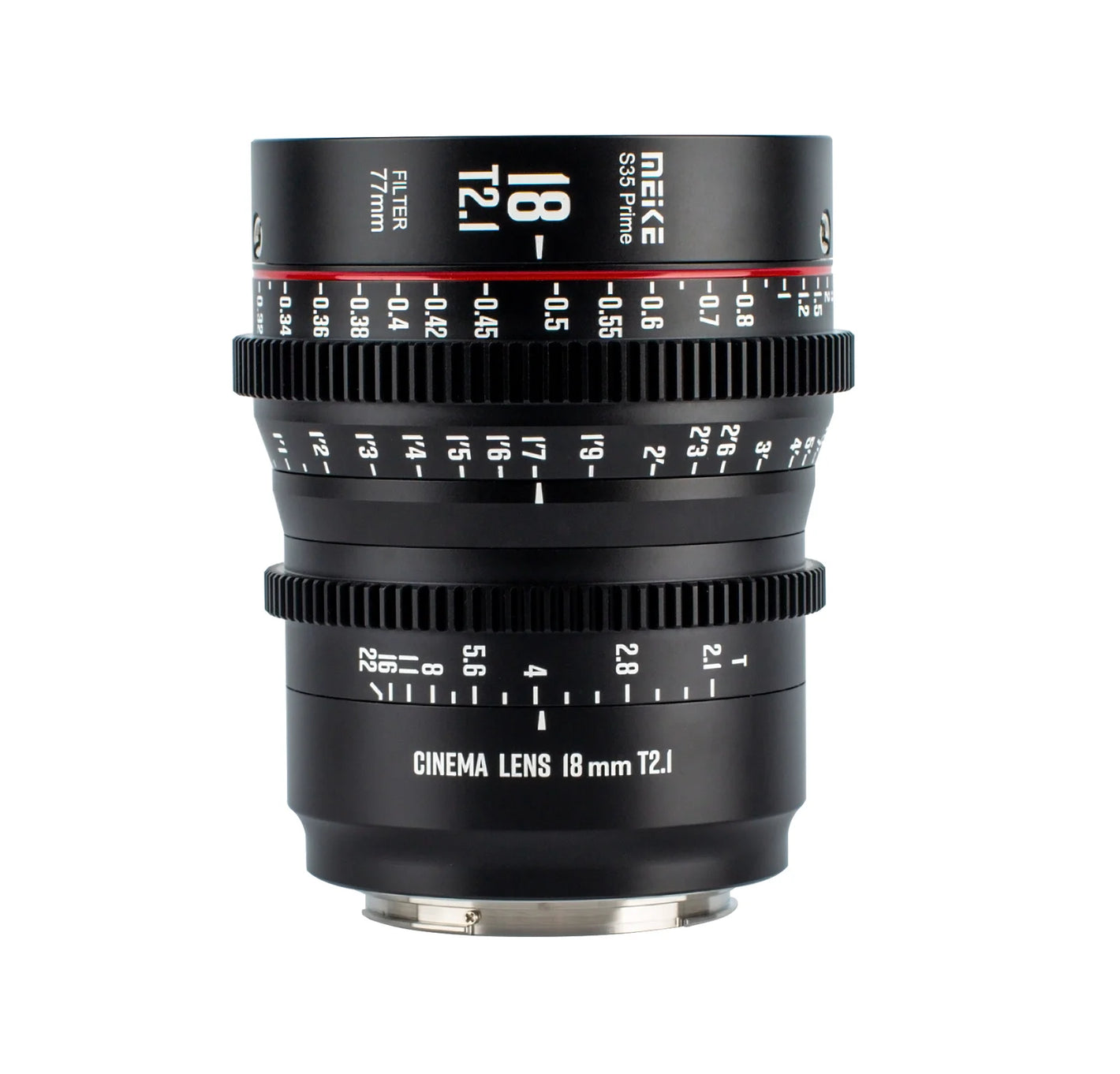 Meike Prime 18mm T2.1 Cine Lens for Super 35 Frame Cinema Camera System