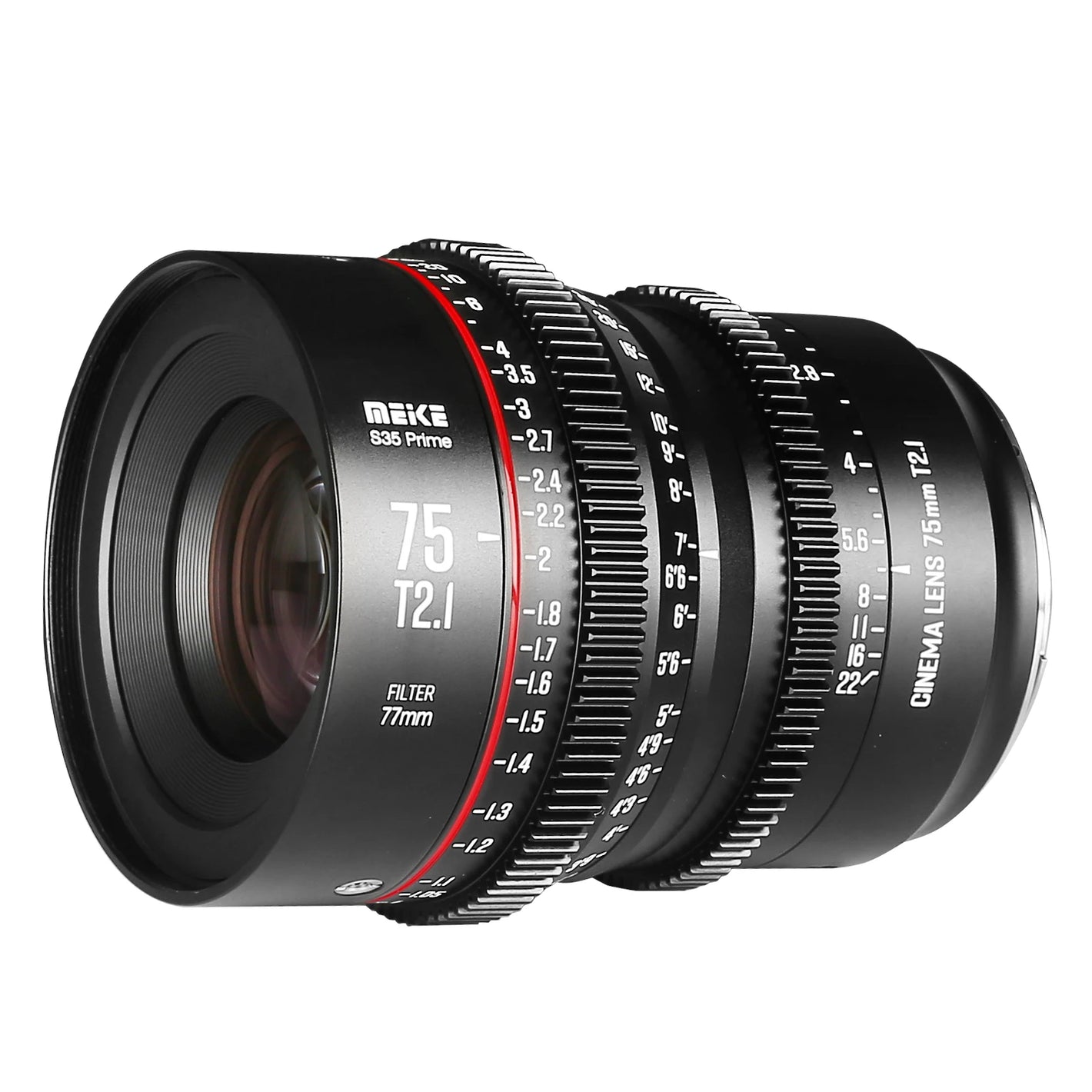 Meike Prime 75mm T2.1 for Super 35 Frame Cinema Camera System