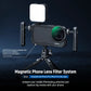 NEEWER 67mm Magnetic Lens Filter Kit with Snap On Magnetic Filter Adapter Ring Only for NEEWER iPhone 15 Pro Cage PA023