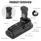 NEEWER Battery Grip Replacement for BG-R10 Compatible with Canon EOS R5 R5C R6 R6 Mark II Mirrorless Cameras