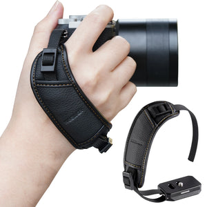 NEEWER Camera Wrist Strap with 1/4" Arca Type Quick Release Plate for RS3 Pro RS3 RS2 RSC2 Camcorder DSLR Camera Hand Grip