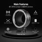 NEEWER EF to EOS M Mount Adapter, EF/EF-S Lens to EOS M Camera Autofocus Converter Ring with Removable Tripod Mount