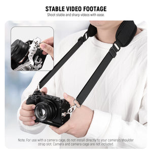 NEEWER Shoulder Strap for Phone Cages for iPhone Samsung & Camera Cages for Canon Sony Nikon, Two 1/4" Screw D Rings