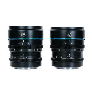 SIRUI Night Walker 16mm T1.2 75mm T1.2 S35 Cine Lens APS-C Large Aperture Lens for Sony E Canon RF Fuji X L M4/3