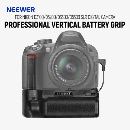 Neewer BG-2F Professional Vertical Battery Grip Holder for NIKON D3100/D3200/D3300 SLR Digital Camera EN-EL14 Battery