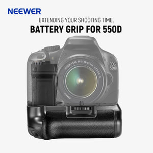 Neewer BG-E8 Replacement Battery Grip for Canon EOS 550D 600D 650D 700D/ Rebel T2i T3i T4i T5i SLR Cameras