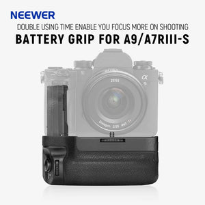 Neewer Vertical Battery Grip for Sony A9 A7III A7RIII Cameras, Replacement for Sony VG-C3EM, Only Works with NP-FZ100 Battery