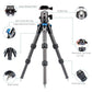 SIRUI Mini Tripod AM-223 ProfiLegs Carbon Fiber Travel with B-00K Ball Head Extreme Lightness High Stability Combined