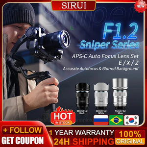 SIRUI Sniper Series 23mm F1.2 APS-C Auto Focus Lens For Sony E Mount Camera lens