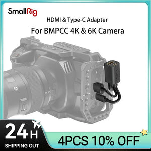 SMALLRIG HDMI/USB/Type-C Adapter for Blackmagic Pocket Cinema Camera for BMPCC 6K/4K Camera Cage