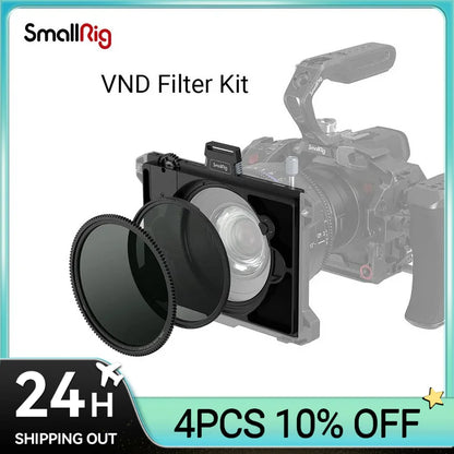 SMALLRIG VND Filter Kit,Featuring 8 Stops,Variable Neutral Density Including 2 CPL Detachable Magnetic Circular-Polarizing Lens