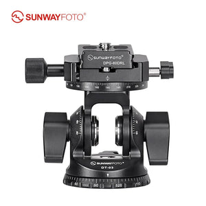 SUNWAYFOTO DT-03R Two-way Tilt Head for Monopod and Tripod with Panoramic Rotation 15lbs Load Capacity