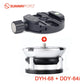 SUNWAYFOTO DYH-68 Leveling Base Tripod Head 22 lbs Load Capacity