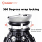 SUNWAYFOTO DYH-68 Leveling Base Tripod Head 22 lbs Load Capacity