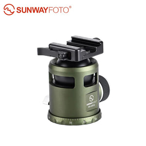 SUNWAYFOTO EB-52EG OD Green-Low Gravity Center High Locking Strength Ball Head for Tripod and DSLR Camera