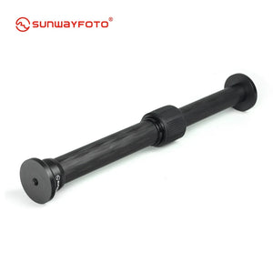 SUNWAYFOTO ET-01 Tripod Extension Tube 20mm Carbon Fiber Material for Portable Table Tripod with 1/4 -3/8 Conversion Screw