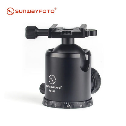 SUNWAYFOTO FB-52 52mm Tripod Ball Head Arca / RRS Compatible 44lb Max Load