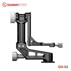 SUNWAYFOTO GH-02 Gimbal Head Aluminum Load 66 lbs(30 Kgs）