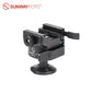 SUNWAYFOTO IB-30 Inverted Ball Head for Tripod and Monopod with QR Plate ,Compatible Arca Swiss/RRS/Nato/Picatinny Adapter Clamp