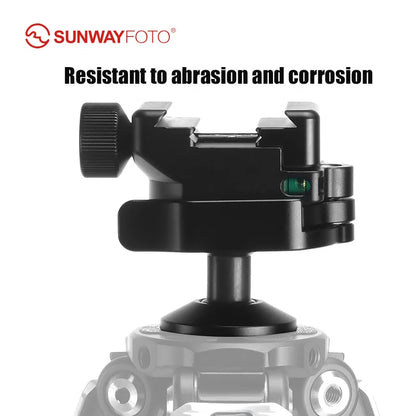 SUNWAYFOTO IB-30P Inverted Ball Head for Tripod Compatible Arca Swiss/Picatinny Adapter Clamp Load 40lb(18KG)