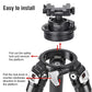 SUNWAYFOTO IB-40 Heavy Duty Tipod Head to 75mm Bowl Adapter with Picatinny Nato/Arca Swiss Clamp Load 55lbs(25KG)
