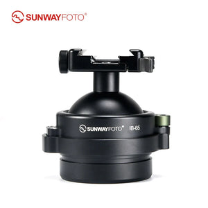 SUNWAYFOTO IB-65 65mm Heavy Duty Tipod Ball Head to 75mm Bowl Adapter with Picatinny Nato/Arca Swiss Clamp Load 66lbs(30KG)