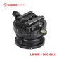 SUNWAYFOTO LB-90R 360° Panoramic Leveling base Tripod Head 55 lbs（25kg） Load Capacity