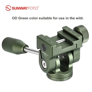 SUNWAYFOTO PH-01G is One 2 Way Pan Tilt Head with Handle Dedicated to Spotting Scopes