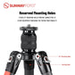 SUNWAYFOTO T2540CT Tripod for Camera Travel Tripod Carbon Fiber Portable  Waterproof Reverse Folding 13KG Load Capacity