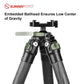 SUNWAYFOTO T2830CS Carbon Fiber Tripod for Hunting with Inverted Ball Head Arca Swiss Pic Rail Adapter Clamp