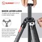 SUNWAYFOTO T2841CE Travel Tripod Carbon Fiber Compact Light Portable Professional Tripod DSLR Camera Waterproof